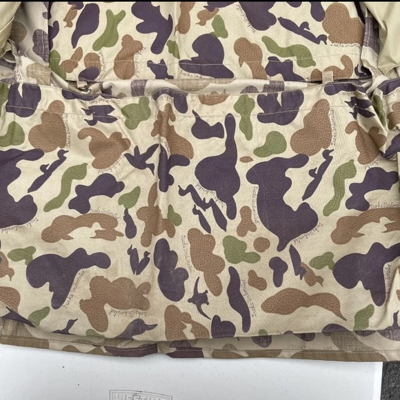 Bob Allen Ducks Unlimited Maynard Reese Hunting Coat Med Camo Jacket 1978 USA LH - Picture 12 of 16